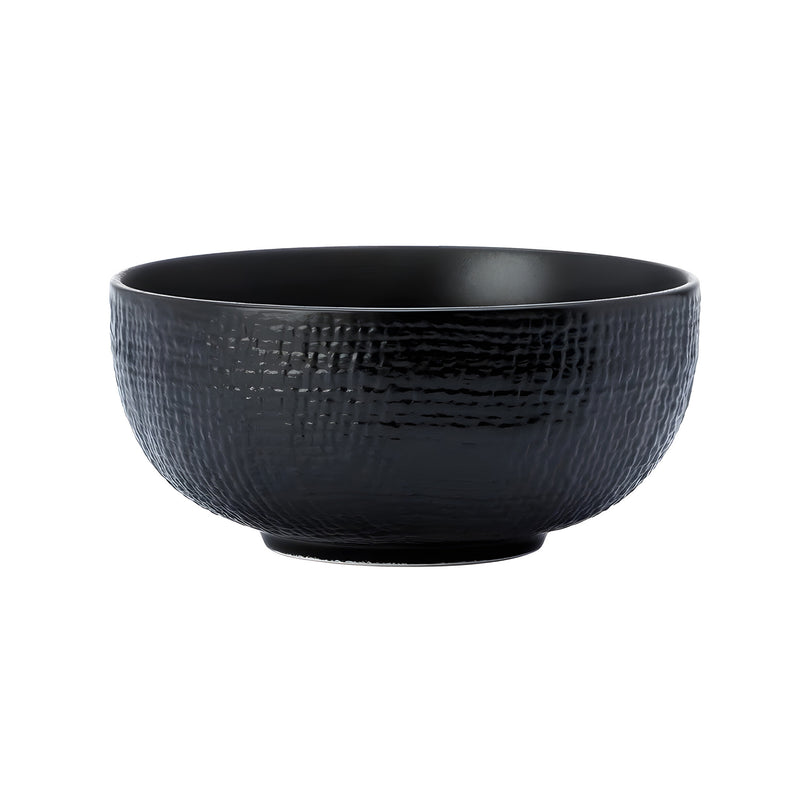 Knit Matt Black Bowl Medium