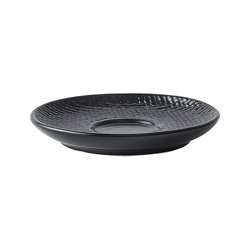 Knit Matt Black Saucer Small