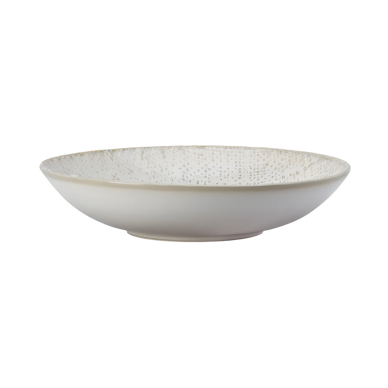 Knit Warm Beige Deep Coupe Plate Large