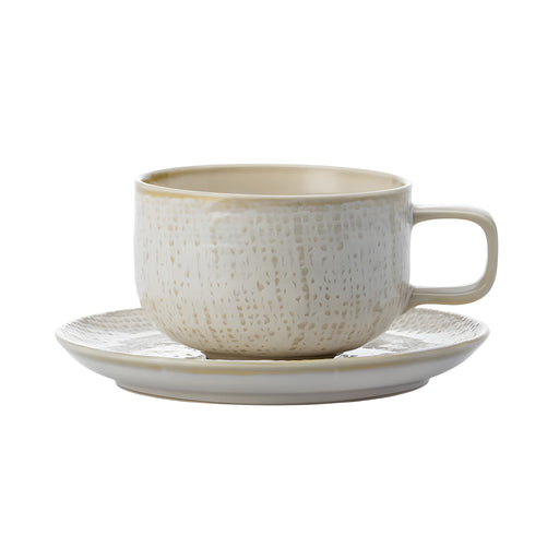 Knit Saucer Large, Warm Beige