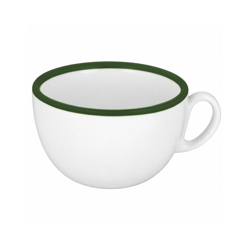 Barista Espresso Cup, Green Rim