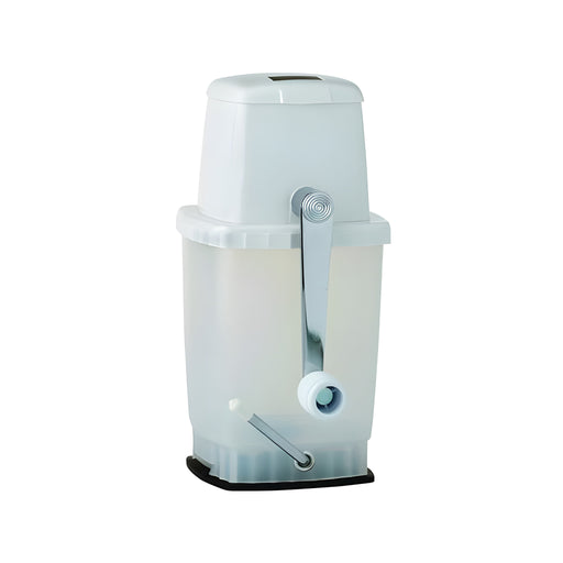 Manual Ice Crusher, White with Suction Pad