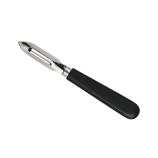 Vegetable Peeler, Stainless Steel Blade, Black Handle