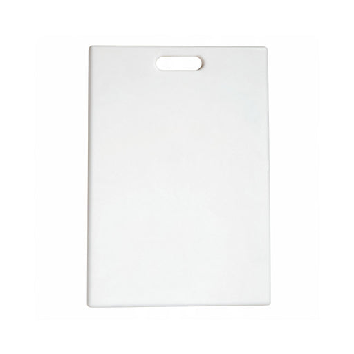 Cutting Board with Handle, White Polypropylene