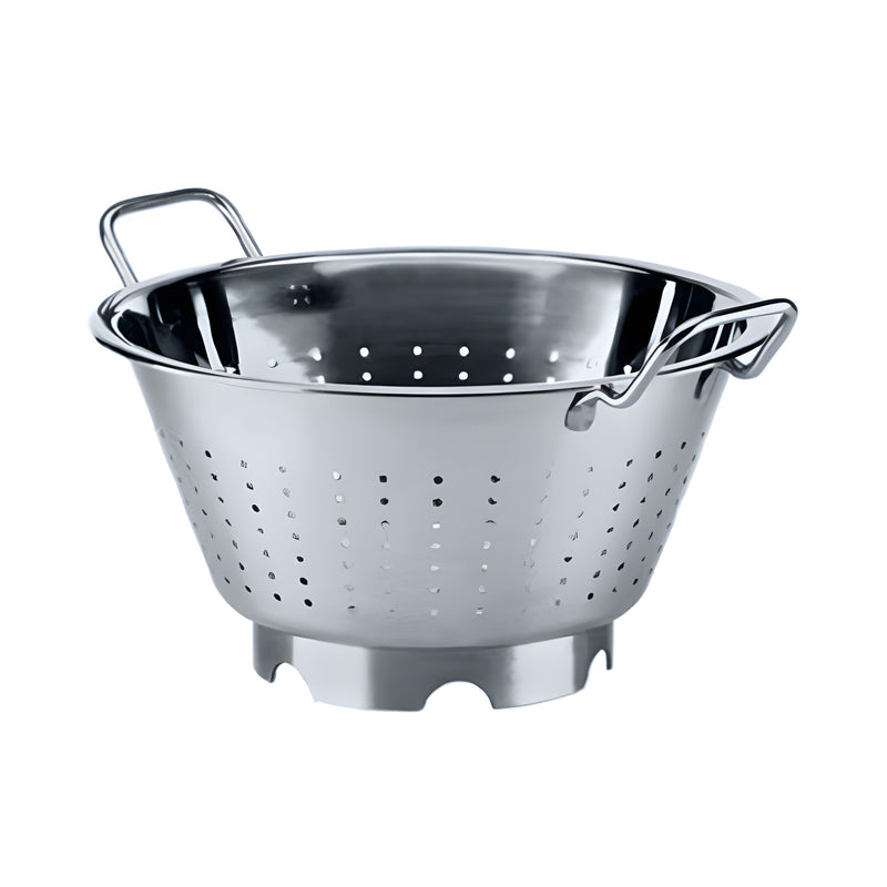Conical Colander with Circular Base Large, Stainless Steel
