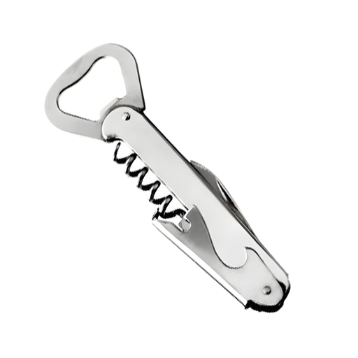 Waiter's Friend Corkscrew Set, 4 Pieces, Chrome