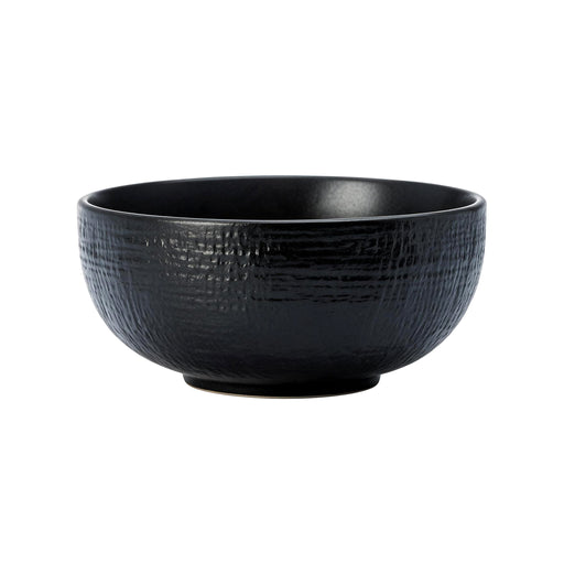Knit Matt Black Bowl Large