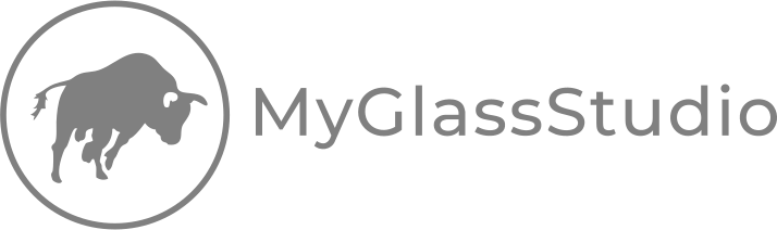 My glass studio